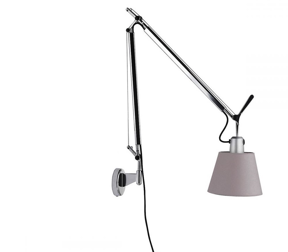 Artemide Tolomeo Decentrata - Lampada a sospensione con paralume »  Pergamena 32 cm